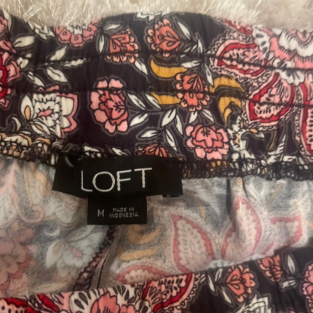 Loft cropped pant, size 14, worn once